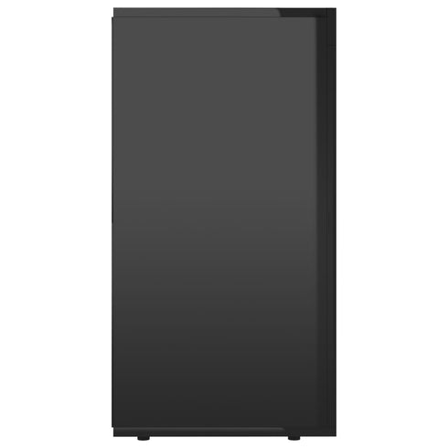 Rustika Rowe -  Sideboard High Gloss Black 120x36x69 cm Chipboard